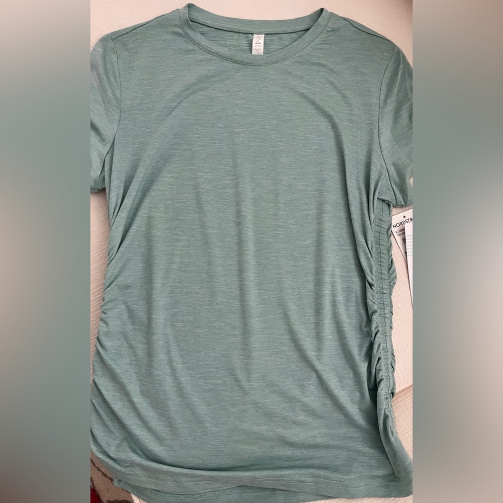 Women's Ruched Tee Shirt Top